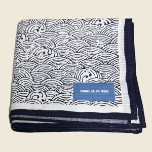 Comme Ça du Mode Cotton Neck Square Japanese Wave 18x18